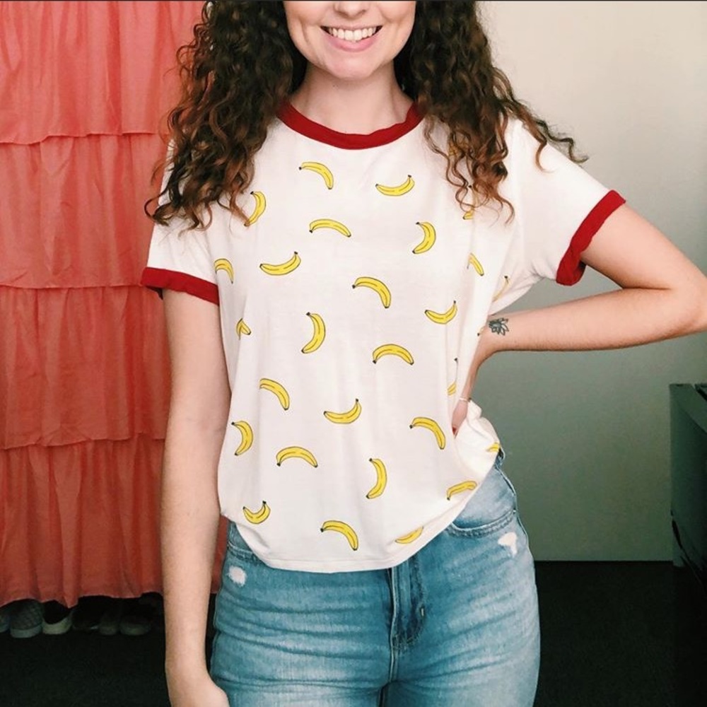 Bananas ringer tee